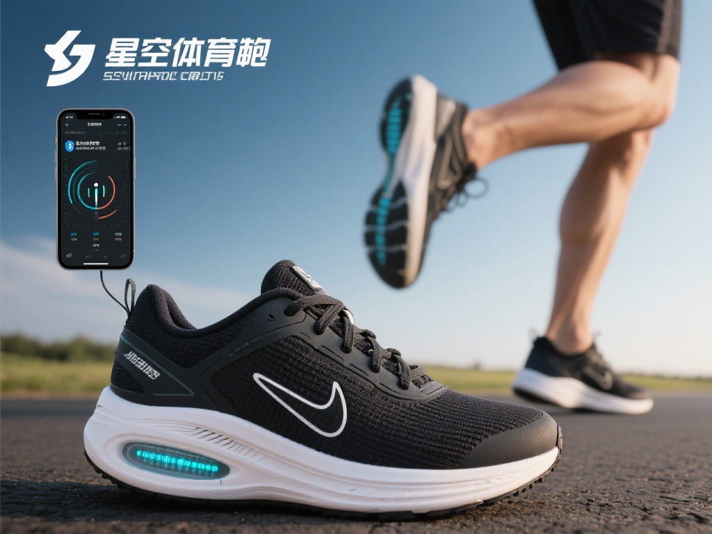 此外，星空体育用品还开发了智能跑鞋，内置压力传感器