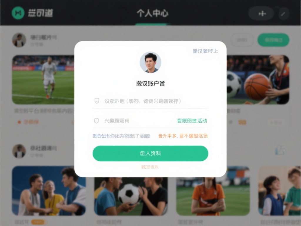 激活账户后，建议进入个人中心完善你的资料，比如上传